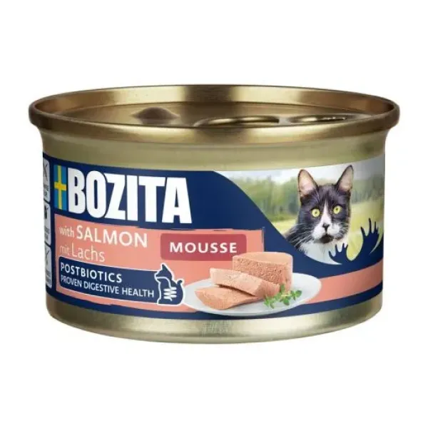 Bozita Cat Dose Mousse mit MSC Lachs 12 x 85g